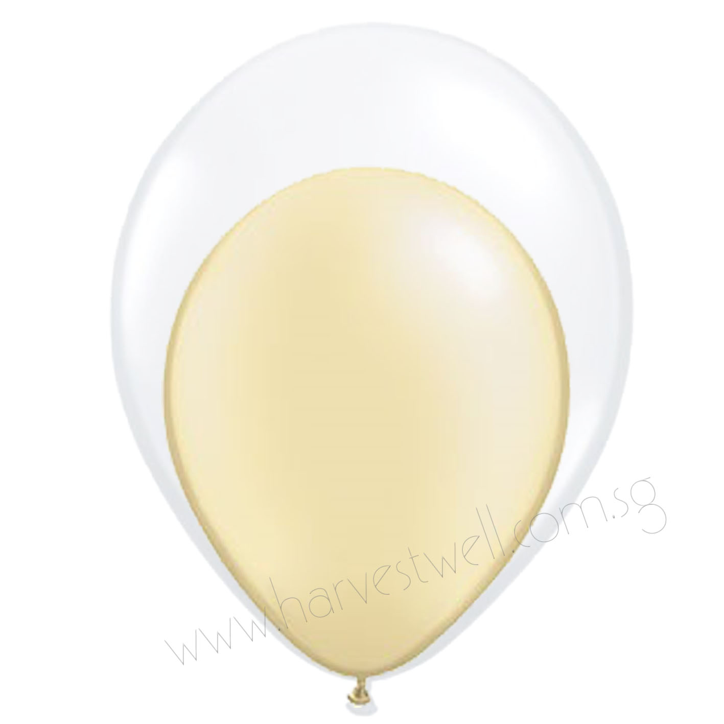 Ivory Balloon In Balloon